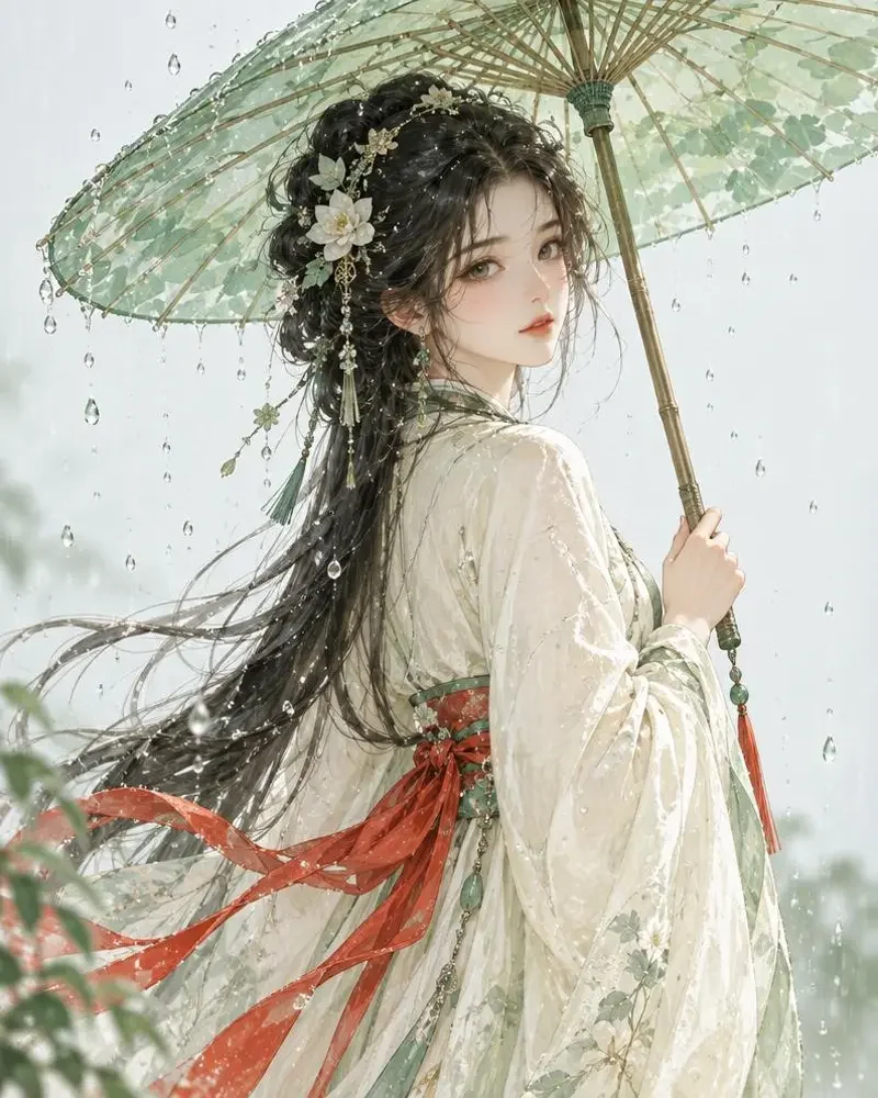 《忌水成林》封面图,奇幻、古风题材,作者云中蔓